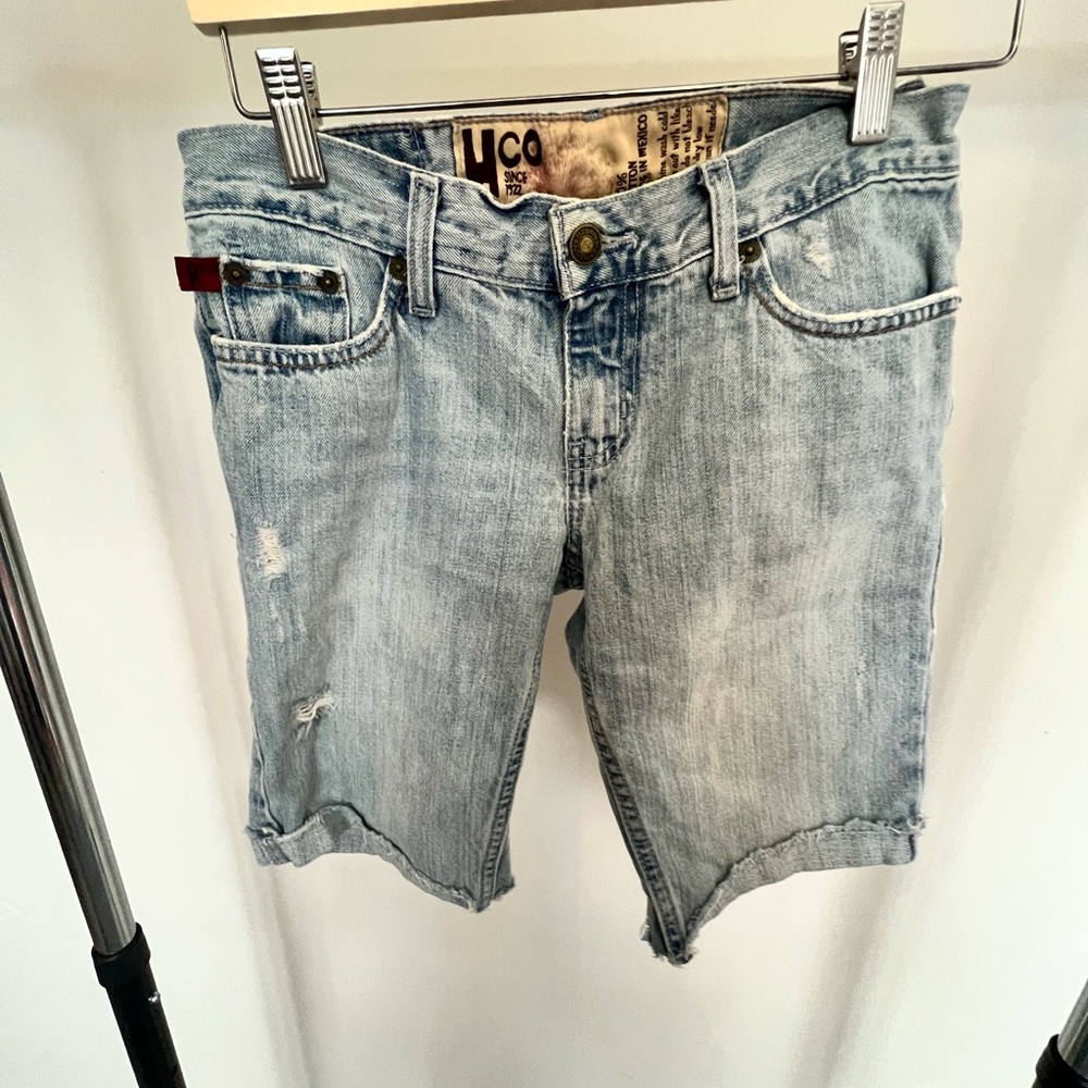 Light Blue Denim Shorts
